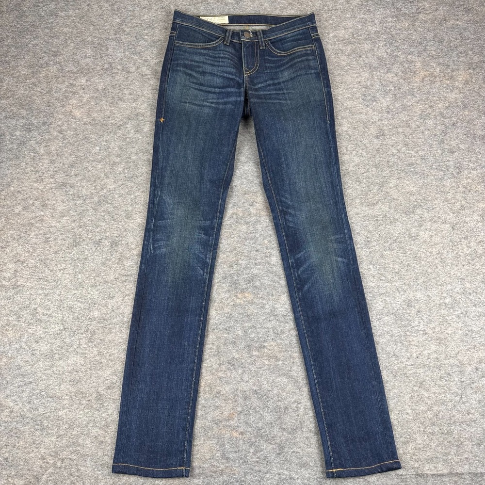 Imogene + Willie Lucy Jeans Straight Leg Blue Womens 24 R Regular